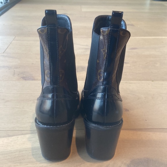 Louis Vuitton Western Style Monogram boots sz. 41 - Picture 5 of 12